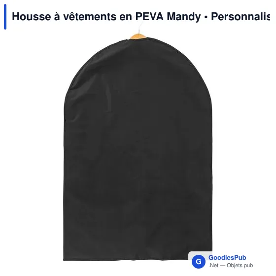 Housse à vêtements personnalisable avec logo pour entreprises - Image 3