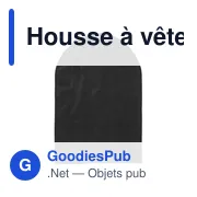 Housse à vêtements personnalisable avec logo pour entreprises - Miniature 4
