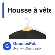 Housse à vêtements personnalisable avec logo pour entreprises - Miniature 5