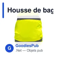 Housse de bagage personnalisable Carrigan avec logo - Miniature 1