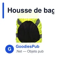 Housse de bagage personnalisable Carrigan avec logo - Miniature 3