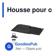 Housse pour ordinateur personnalisable avec logo - Broomer - Miniature 1