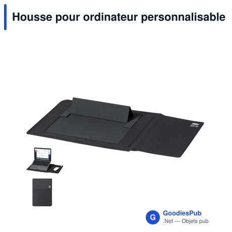 Housse pour ordinateur personnalisable avec logo - Broomer