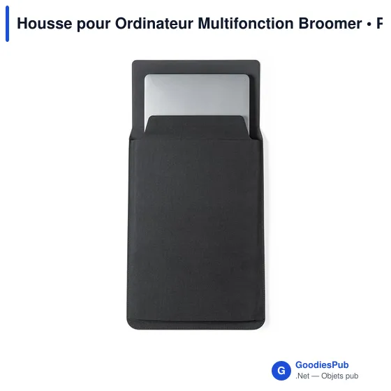 Housse pour ordinateur personnalisable avec logo - Broomer - Image 6