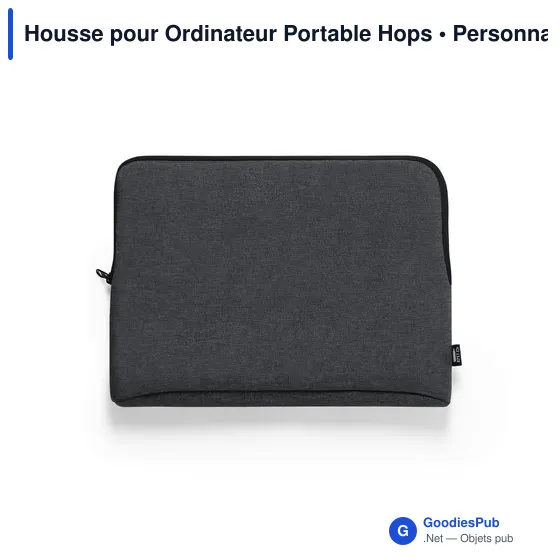 Housse pour Ordinateur Portable personnalisable avec logo - Hops - Image 1