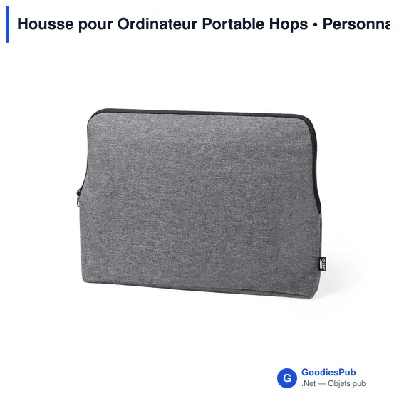 Housse pour Ordinateur Portable personnalisable avec logo - Hops - Image 3