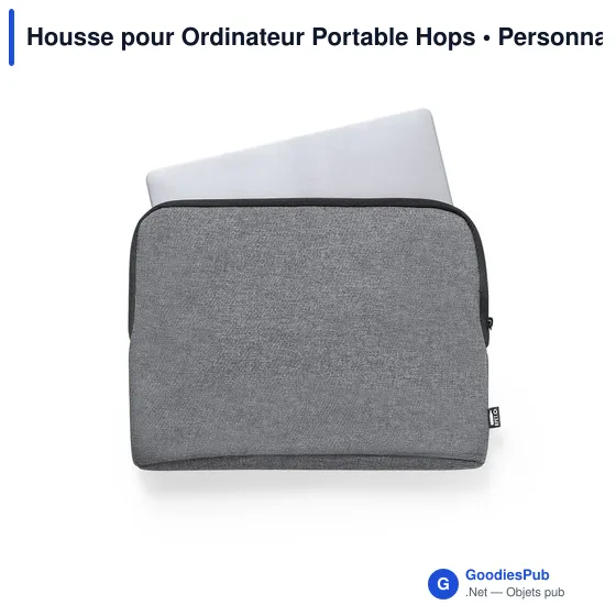 Housse pour Ordinateur Portable personnalisable avec logo - Hops - Image 9