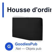 Housse d'ordinateur portable personnalisable avec logo - Pravesh - Miniature 1