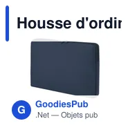 Housse d'ordinateur portable personnalisable avec logo - Pravesh - Miniature 4