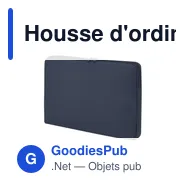 Housse d'ordinateur portable personnalisable avec logo - Pravesh - Miniature 5