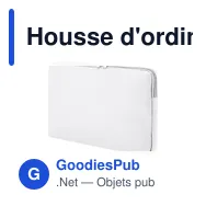 Housse d'ordinateur portable personnalisable avec logo - Pravesh - Miniature 7