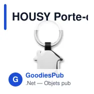 HOUSY Porte-clés maison - Miniature 1