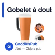 Gobelet à double paroi personnalisable HOWLER CUP avec logo - Miniature 1