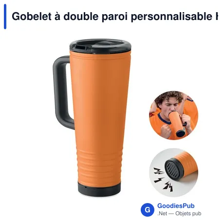 Gobelet à double paroi personnalisable HOWLER CUP avec logo