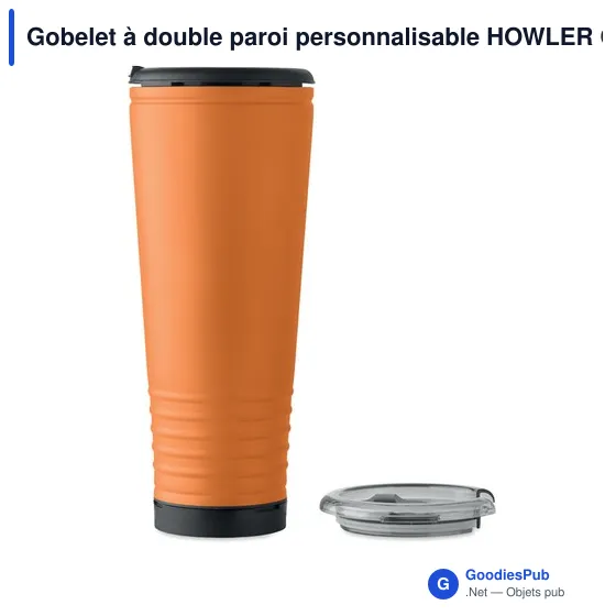 Gobelet à double paroi personnalisable HOWLER CUP avec logo - Image 2