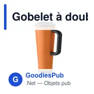 Gobelet à double paroi personnalisable HOWLER CUP avec logo - Miniature 11