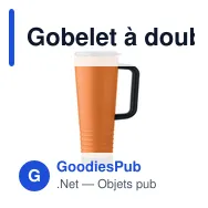 Gobelet à double paroi personnalisable HOWLER CUP avec logo - Miniature 12