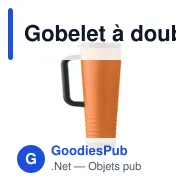 Gobelet à double paroi personnalisable HOWLER CUP avec logo - Miniature 3