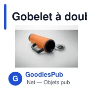 Gobelet à double paroi personnalisable HOWLER CUP avec logo - Miniature 5