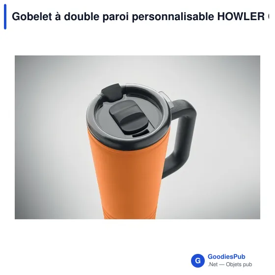 Gobelet à double paroi personnalisable HOWLER CUP avec logo - Image 9