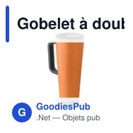 Gobelet à double paroi personnalisable HOWLER CUP avec logo - Miniature 10