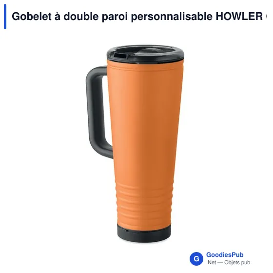 Gobelet à double paroi personnalisable HOWLER CUP avec logo - Image 10