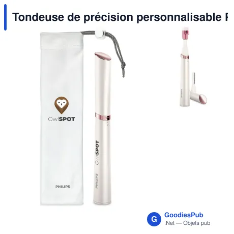 Tondeuse de précision personnalisable Philips Pen corps et visage avec logo - HP6393