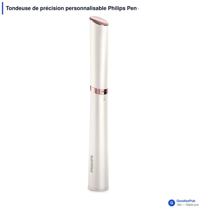 Tondeuse de précision personnalisable Philips Pen corps et visage avec logo - HP6393 - Image 2