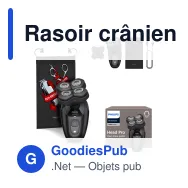 Rasoir crânien personnalisable Philips Series 5000 Wet & Dry avec logo - HS5980 - Miniature 1
