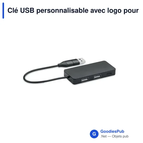 Clé USB personnalisable avec logo pour entreprises et événements