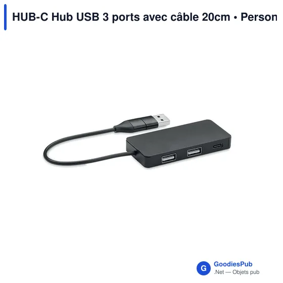 Clé USB personnalisable avec logo pour entreprises et événements - Image 1