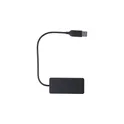 Variante noir - Hub en aluminium recyclé personnalisable avec logo - Layton