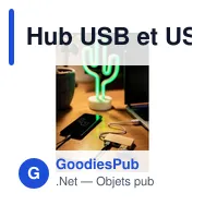 Hub USB et USB-C personnalisable en bambou avec logo | Kenzie - Miniature 7