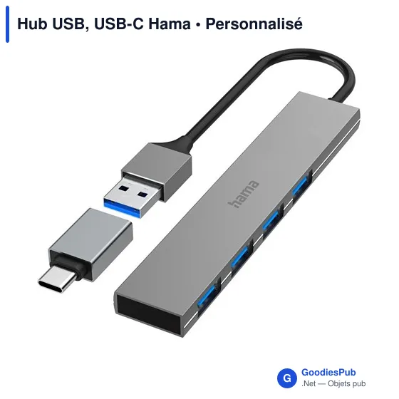 Hub USB, USB-C Hama - Image 1