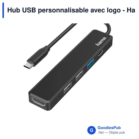 Hub USB personnalisable avec logo - Hama
