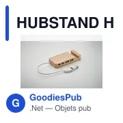 HUBSTAND Hub USB 4 ports en bambou - Miniature 5
