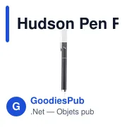 Hudson Pen Recycled Alu stylo - Miniature 1