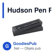 Hudson Pen Recycled Alu stylo - Miniature 4