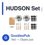 HUDSON Set pique-nique 2 personnes - Miniature 3
