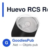Mug isotherme personnalisable Huevo RCS en acier inoxydable recycléavec logo - Miniature 2