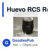 Mug isotherme personnalisable Huevo RCS en acier inoxydable recycléavec logo - Miniature 6