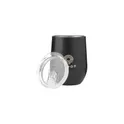 Variante noir - Mug isotherme personnalisable Huevo RCS en acier inoxydable recycléavec logo