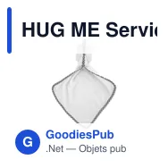 HUG ME Serviette lapin en peluche - Miniature 3