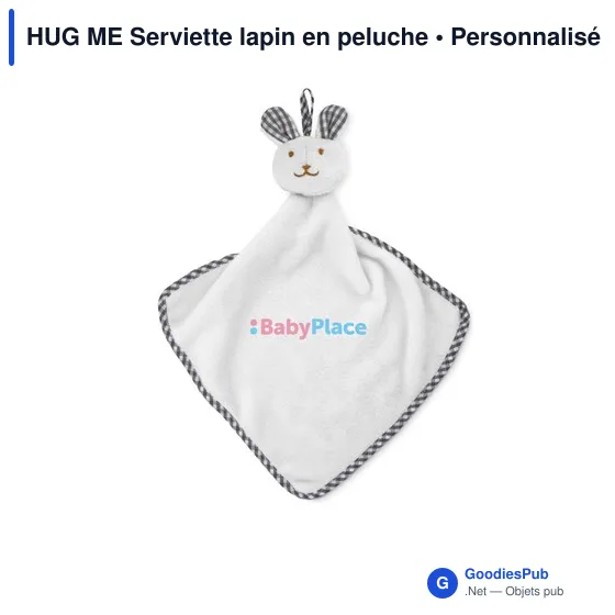 HUG ME Serviette lapin en peluche - Image 4