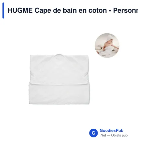 HUGME Cape de bain en coton