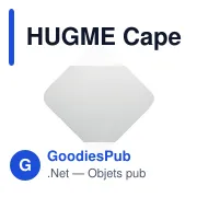 HUGME Cape de bain en coton - Miniature 3