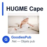 HUGME Cape de bain en coton - Miniature 4