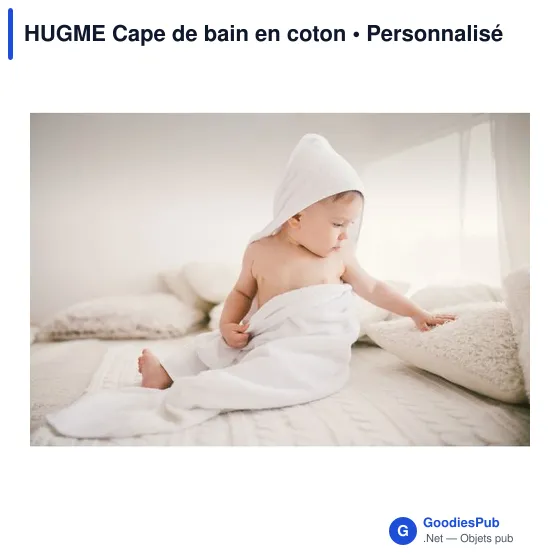 HUGME Cape de bain en coton - Image 4