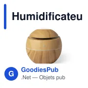Humidificateur d'air personnalisable Festok avec logo - Miniature 1