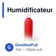Humidificateur d'air personnalisable avec logo - Humidificateur Paffil - Miniature 1